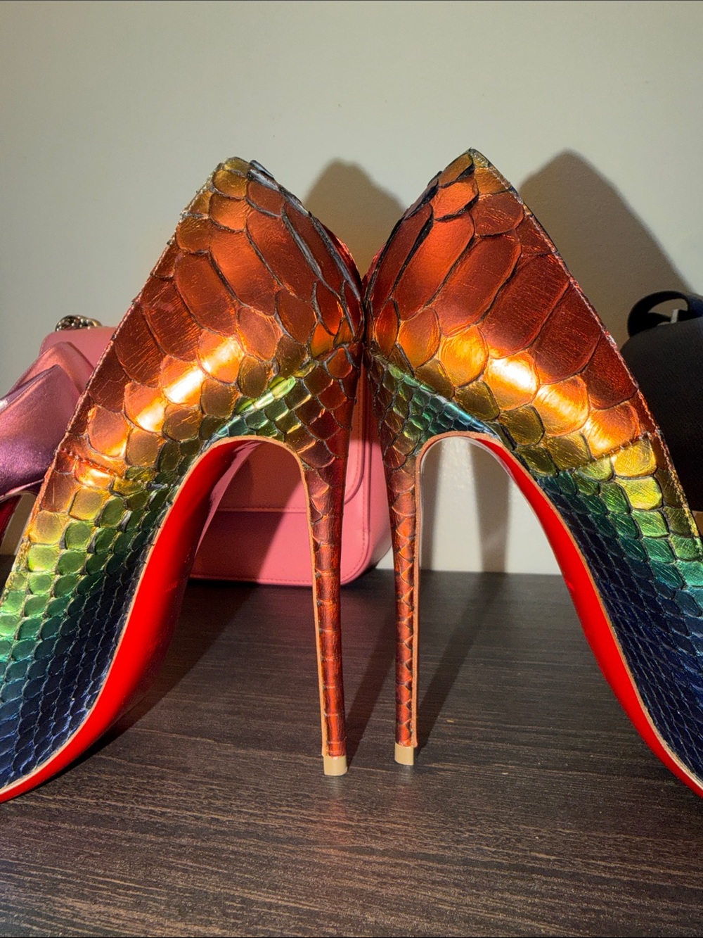 Louboutin Rainbow 🌈 Python So Kate - Picture 4 of 11